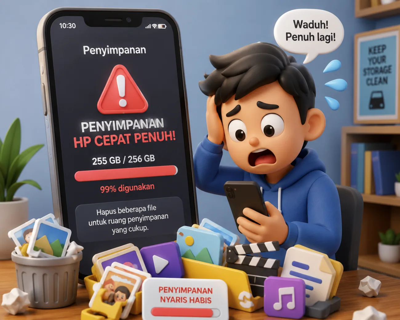 Penyimpanan HP Cepat Penuh? Ini 7 Cara Ampuh Mengatasinya