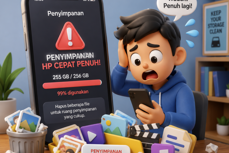 Penyimpanan HP Cepat Penuh? Ini 7 Cara Ampuh Mengatasinya